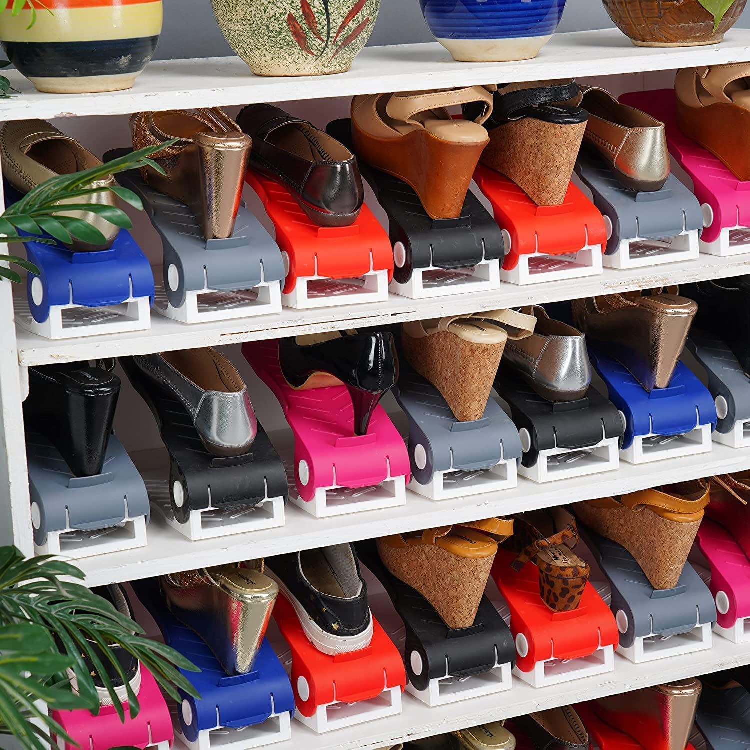 mechdel Shoe Organizer/Organiser/Shoe Shelf/Rack/Space Saver - Image 5