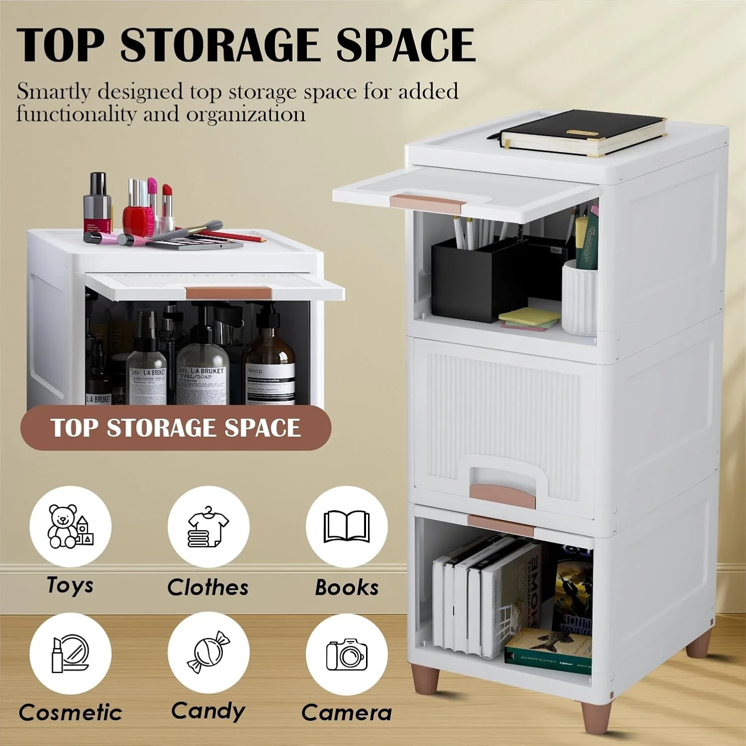 Mechdel Foldable Organizer for Clothes Cupboard rack -Medium size - Image 4